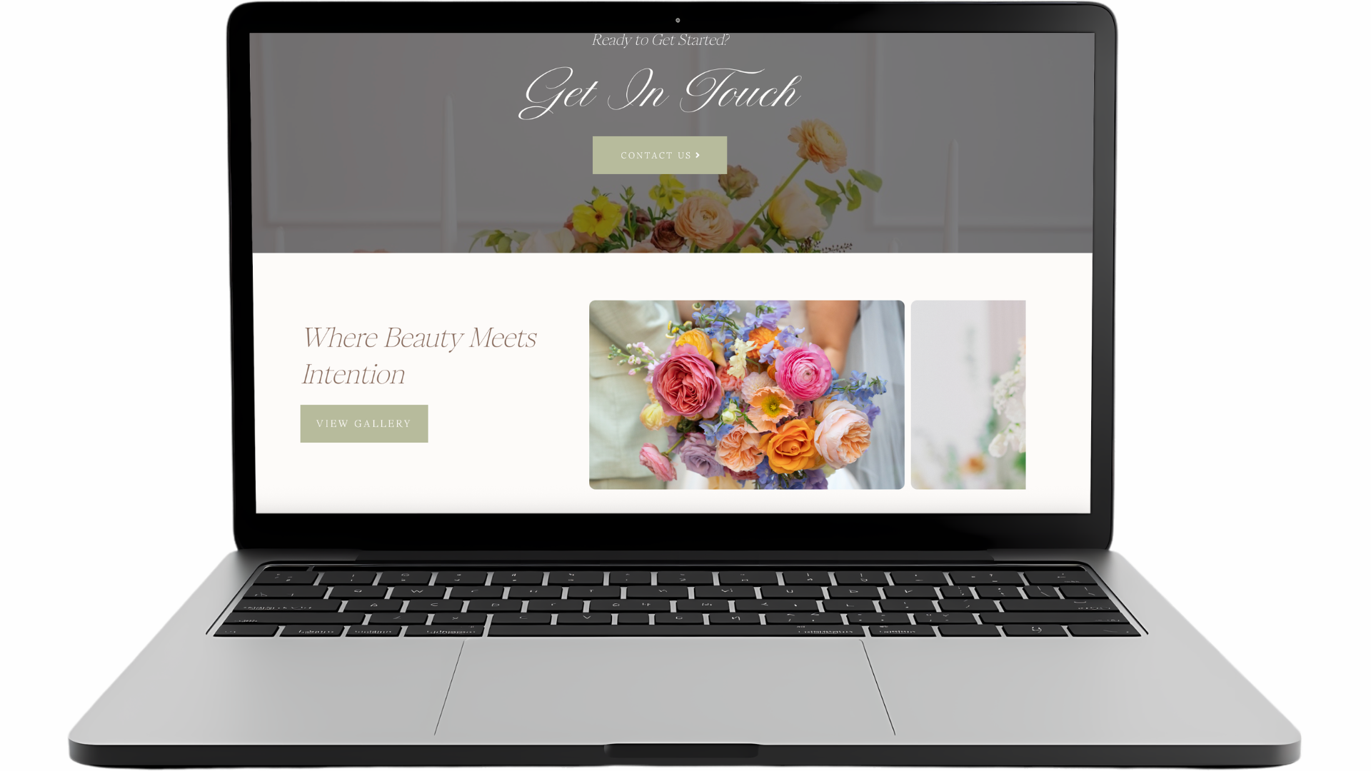 Wedding & Event Florist website